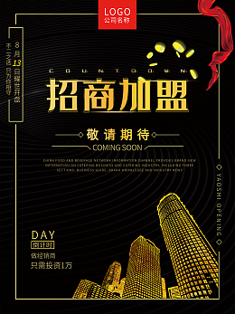 產品招商模板圖片在線制作 圖司機助力投資房地產招商